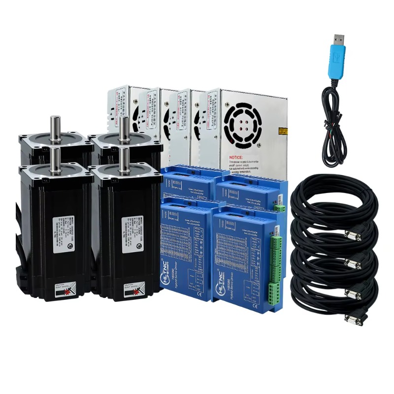 Hybrid Servo Driver Nema 34 8.5Nm - Kit de Motor Paso a Paso