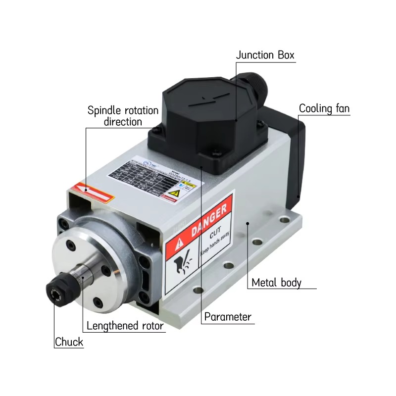 Motor de Husillo CNC de Alta V - Er20 Collet Chuck Spindle Motor 220V reseña y precio