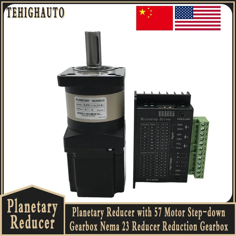 Caja de cambios planetaria 57  - Nema 23 Closed Loop Stepper Motor Driver Kit reseña y precio