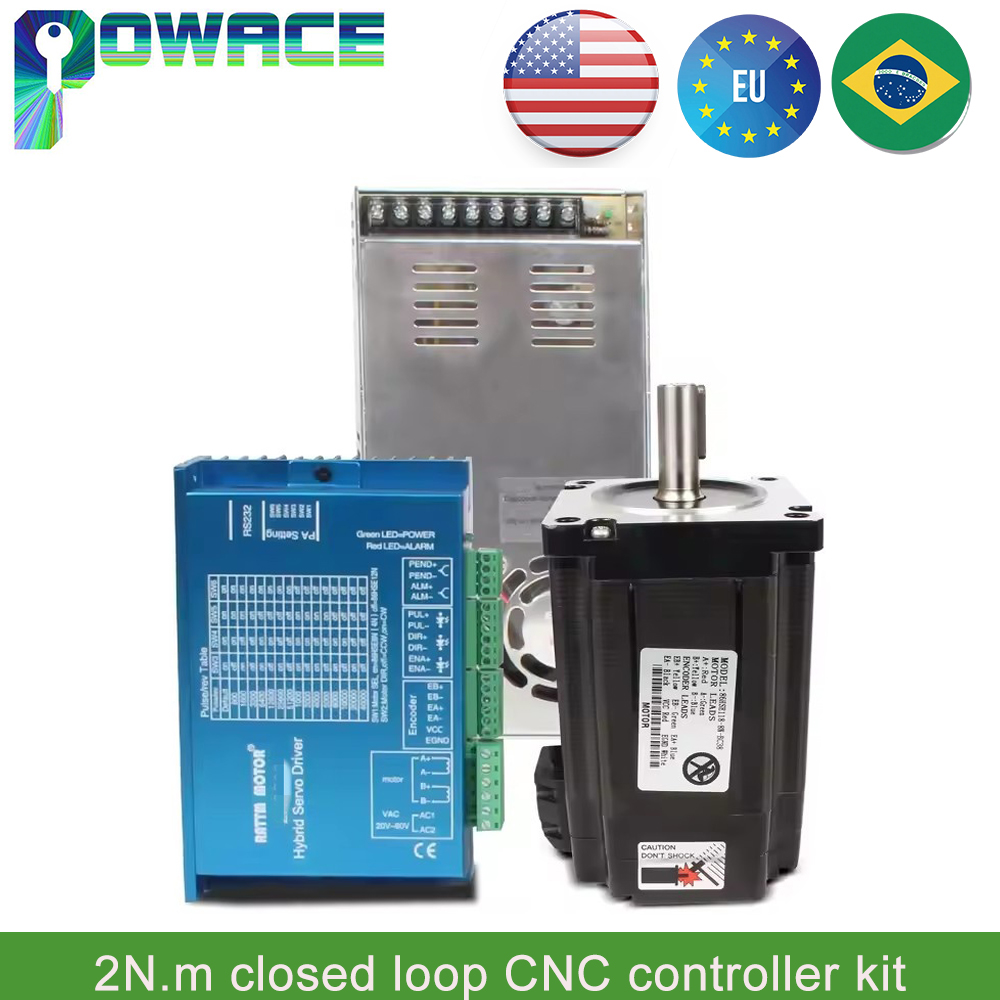 【UE】 Kit de controlador CNC de - Nema 23 Closed Loop Stepper Motor Driver Kit reseña y precio