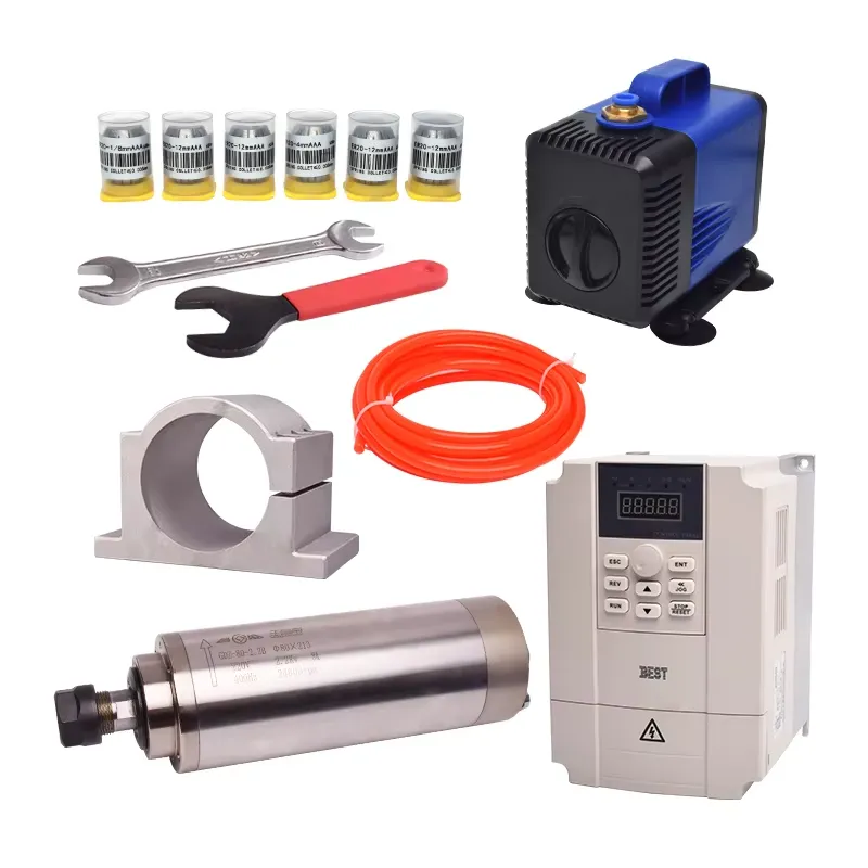 Conjunto de Husillo Refrigerad - 2.2Kw Water Cooled Spindle Kit Vfd reseña y precio