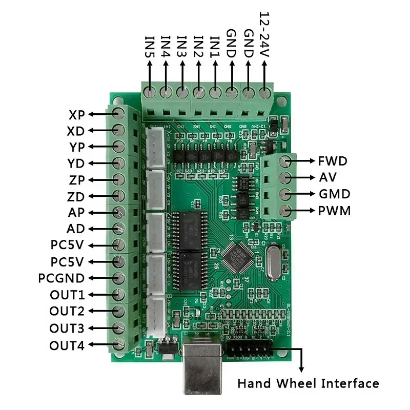 Placa de interfaz Mach3 CNC de - 5 Axis Cnc Breakout Board Interface Mach3 reseña y precio