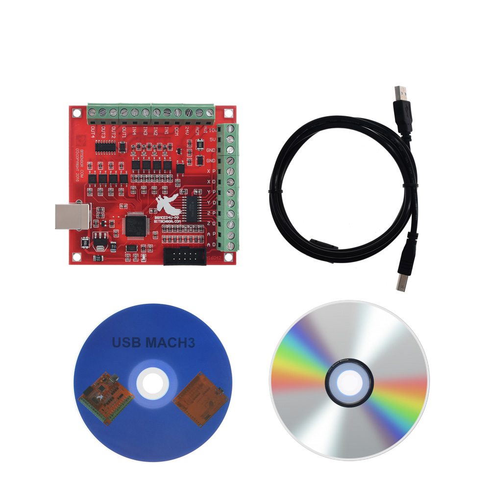 MACH3 CNC USB 100Khz Breakout  - Mach3 Usb Cnc Controller 4 Axis 100Khz reseña y precio