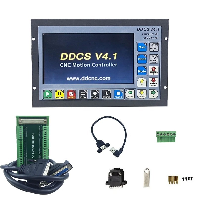 Controlador de Movimiento Inde - Ddcs V4.1 4 Axis Cnc Offline Controller reseña y precio