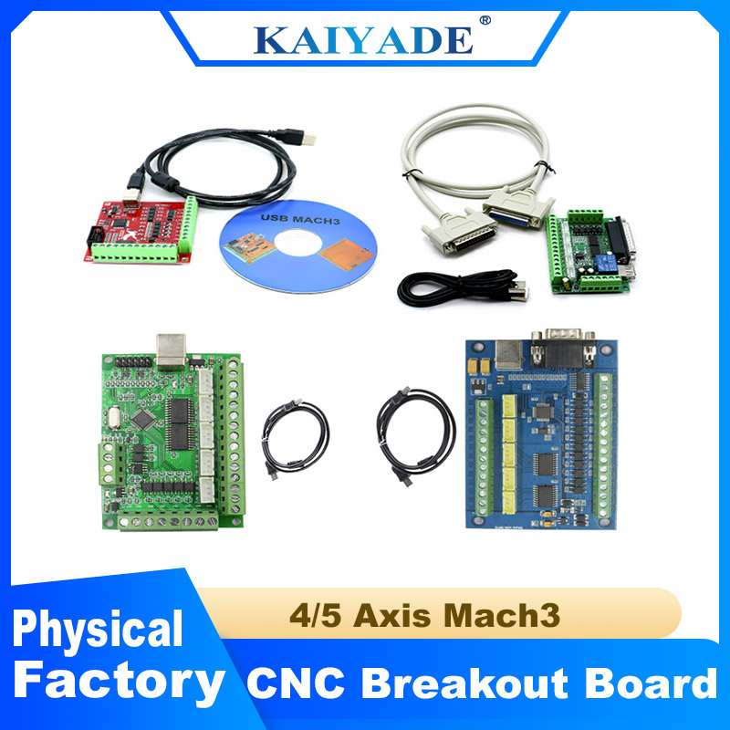 Controlador CNC, Sistema MACH3 - Mach3 Usb Cnc Controller 4 Axis 100Khz reseña y precio