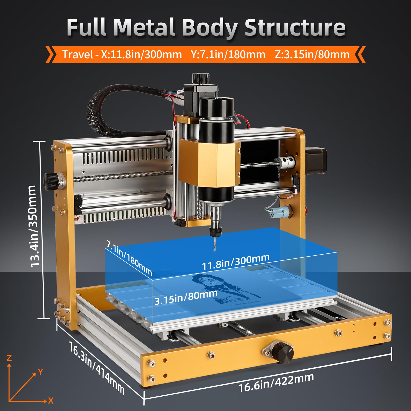 Máquina de grabado en madera L - Cnc 3018 Pro Max Metal reseña y precio
