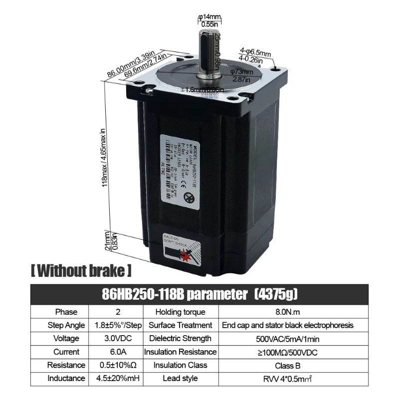 Kit de Motor Paso a Paso de Bu - Hybrid Servo Driver Nema 34 8.5Nm reseña y precio